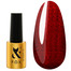 Nagellack FOX Moulin Rouge 002 Dunkelrubinroter Katzenaugen 7 ml - Фото №1