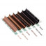Künstliche Wimpern Rarität Schwarzbraun, Biegung C 0,07, 16 Reihen, 6–13 mm - Фото №3