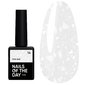 База NAILSOFTHEDAY Potal №14 молочно с серебренной поталью 10 мл