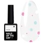 База NAILSOFTHEDAY Potal №28 молочный с разноцветной поталью 10 мл