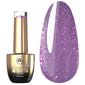 Gel polish MAKEAR Diamond S46 light violet with glitter 8 ml
