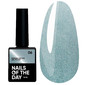 Gel polish NAILSOFTHEDAY Korean cat eye 06 translucent gray-blue 10 ml