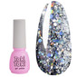 Gel polish Toki-Toki Disco № 001 silver with glitter 5 ml