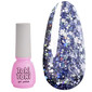 Gel polish Toki-Toki Disco № 003 violet with glitter 5 ml