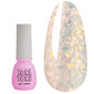 Gel polish Toki-Toki Unicorn UN03 translucent beige with glitter 5 ml