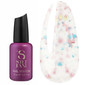 Base Steffani Cover №26 translucent milky with colored leaf 17 ml (SCB17-26)