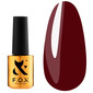 Gel polish F.O.X Lipstick Collection 010 dark burgundy 7 ml (LC - 10)