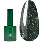 Gel polish Dark Flash 13 dark green 10 ml