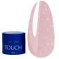Gel for extensions TOUCH Builder gel Shine mix 02 pink with glitter 15 ml
