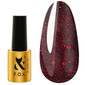 Gel polish FOX Moulin Rouge 005 dark red reflective 7 ml